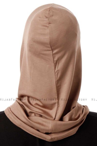 Logo Cross - Hijab Al Amira One-Piece Taupe Oscuro