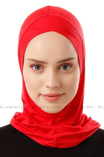 Logo Cross - Hijab Al Amira One-Piece Rojo