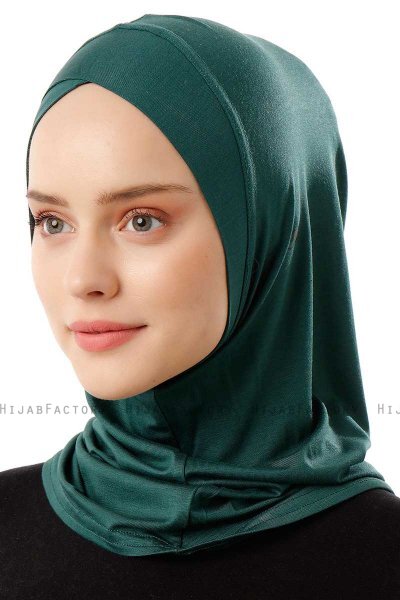 Logo Cross - Hijab Al Amira One-Piece Verde Oscuro