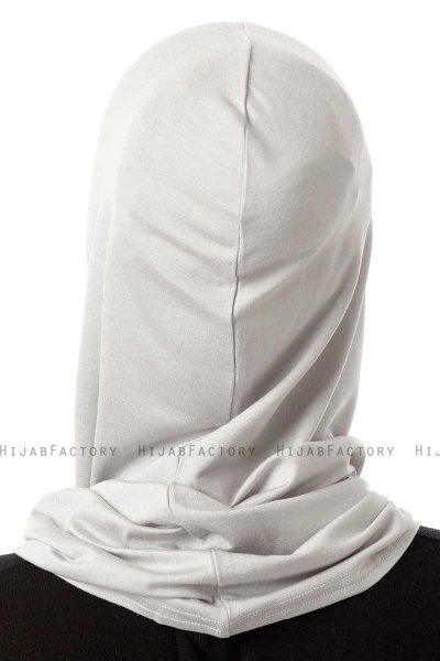 Logo Cross - Hijab Al Amira One-Piece Gris Claro