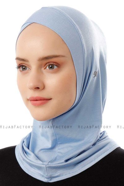 Logo Cross - Hijab Al Amira One-Piece Azul Claro