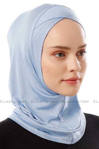 Logo Cross - Hijab Al Amira One-Piece Azul Claro