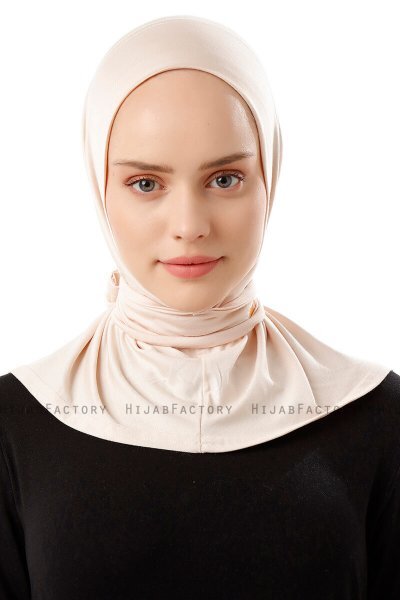 Sportif Plain - Hijab Práctico Viscosa Beige