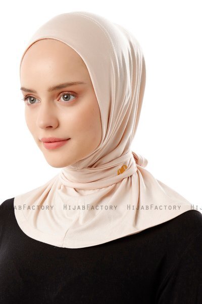 Sportif Plain - Hijab Práctico Viscosa Beige