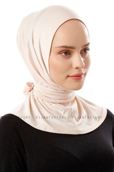 Sportif Plain - Hijab Práctico Viscosa Beige