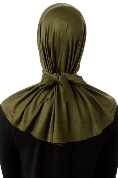 Sportif Plain - Hijab Práctico Viscosa Caqui