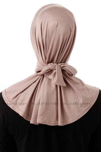 Sportif Plain - Hijab Práctico Viscosa Piedra Gris
