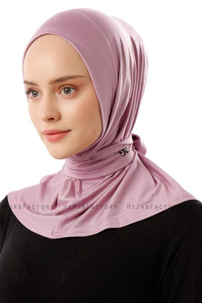 Sportif Plain - Hijab Práctico Viscosa Púrpura