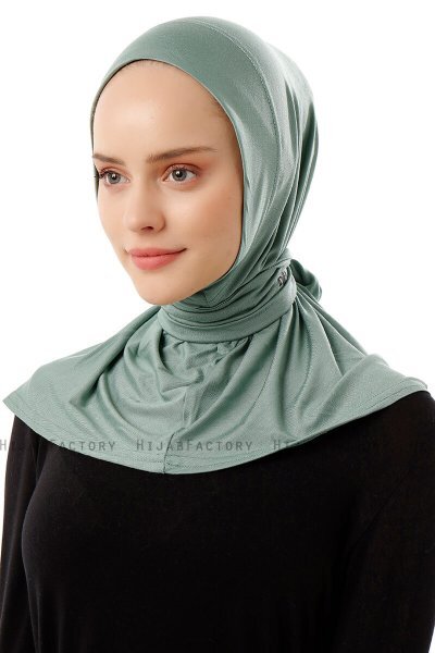 Sportif Plain - Hijab Práctico Viscosa Verde