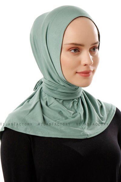 Sportif Plain - Hijab Práctico Viscosa Verde