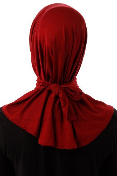 Sportif Cross - Hijab Práctico Viscosa Burdeos