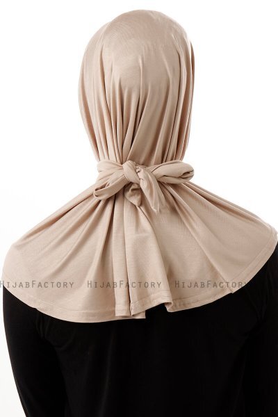 Sportif Cross - Hijab Práctico Viscosa Taupe Claro