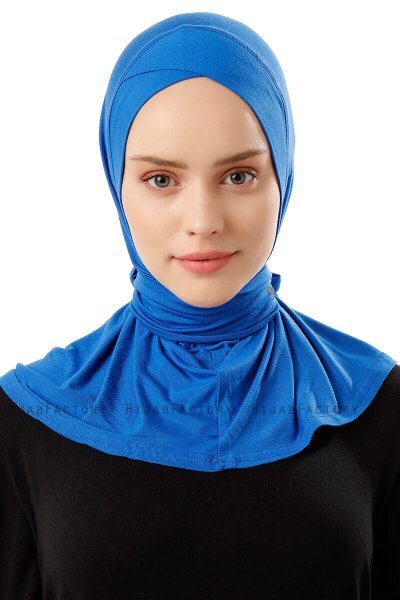 Sportif Cross - Hijab Práctico Viscosa Azul