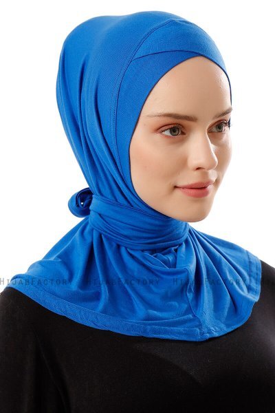 Sportif Cross - Hijab Práctico Viscosa Azul