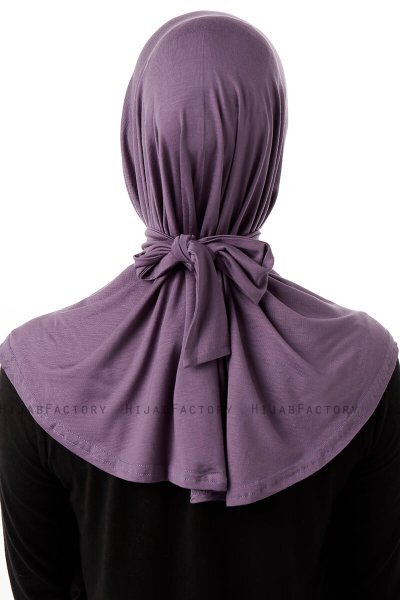 Sportif Cross - Hijab Práctico Viscosa Morado Oscuro