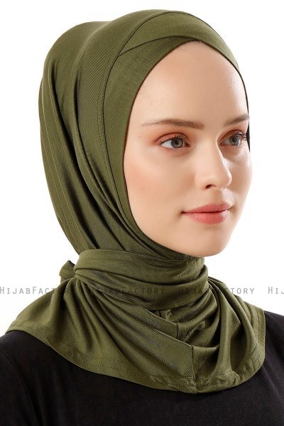Sportif Cross - Hijab Práctico Viscosa Caqui