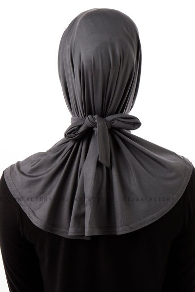 Sportif Cross - Hijab Práctico Viscosa Gris Oscuro