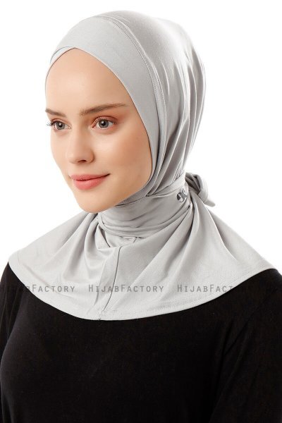 Sportif Cross - Hijab Práctico Viscosa Gris Claro