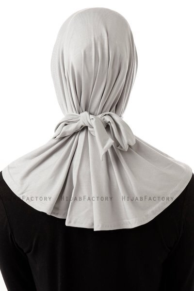 Sportif Cross - Hijab Práctico Viscosa Gris Claro