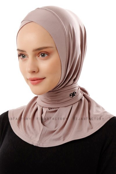 Sportif Cross - Hijab Práctico Viscosa Piedra Gris