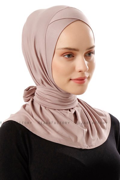 Sportif Cross - Hijab Práctico Viscosa Piedra Gris