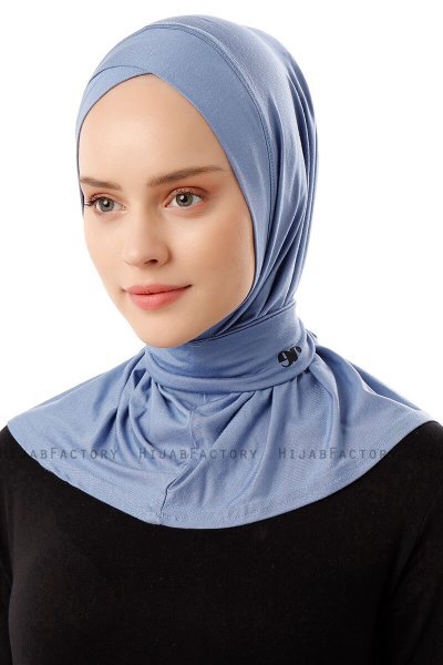 Sportif Cross - Hijab Práctico Viscosa Índigo