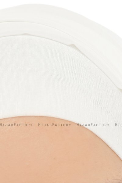 Alara Plain - Hijab Chiffon One Piece Crema