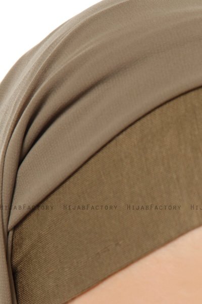 Alara Plain - Hijab Chiffon One Piece Verde Oliva