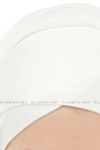 Alara Cross - Hijab Chiffon One Piece Crema