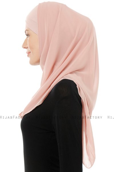 Alara Cross - Hijab Chiffon One Piece Rosa De Antaño