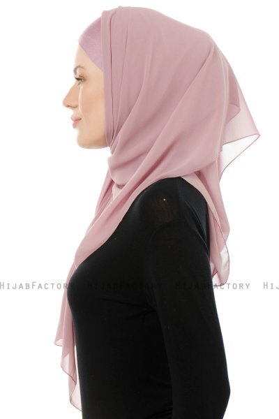 Alara Cross - Hijab Chiffon One Piece Púrpura