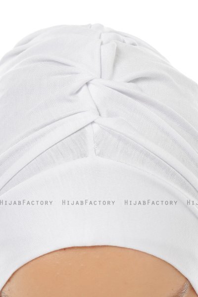 Isra Plain - Hijab One-Piece Viscosa Blanco