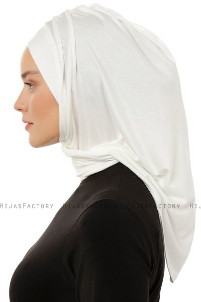 Isra Plain - Hijab One-Piece Viscosa Crema
