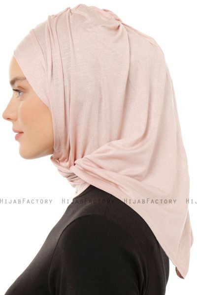 Isra Plain - Hijab One-Piece Viscosa Rosa De Antaño
