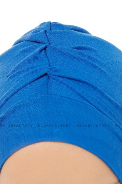 Isra Plain - Hijab One-Piece Viscosa Azul