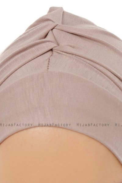 Isra Plain - Hijab One-Piece Viscosa Piedra Gris