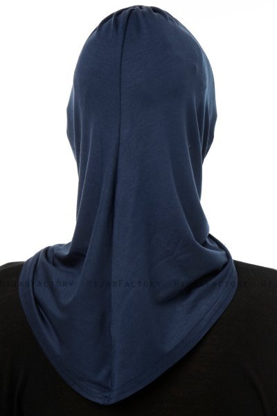 Isra Cross - Hijab One-Piece Viscosa Azul Marino