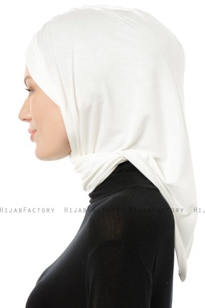 Isra Cross - Hijab One-Piece Viscosa Crema
