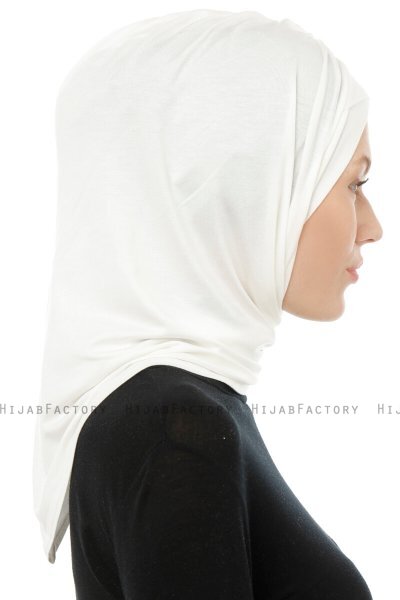 Isra Cross - Hijab One-Piece Viscosa Crema