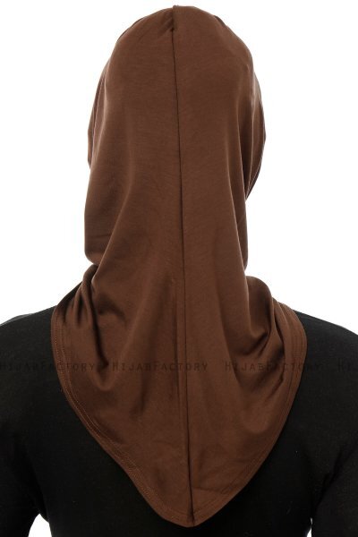 Isra Cross - Hijab One-Piece Viscosa Marrón