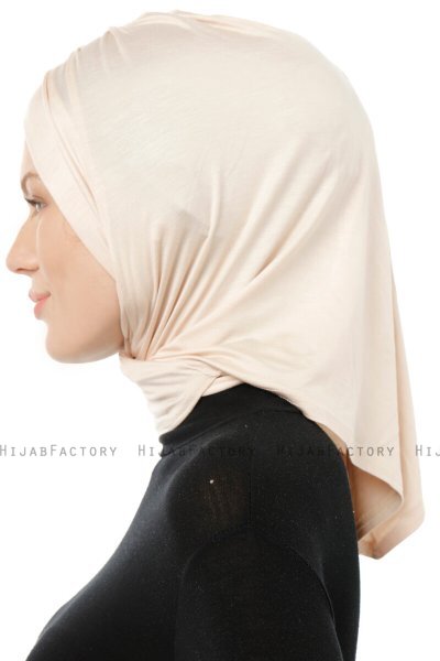 Isra Cross - Hijab One-Piece Viscosa Beige