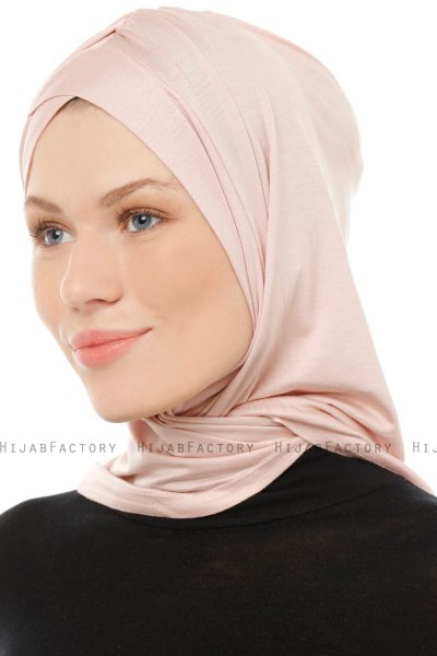 Isra Cross - Hijab One-Piece Viscosa Rosa De Antaño