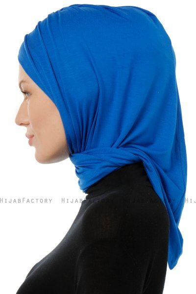 Isra Cross - Hijab One-Piece Viscosa Azul