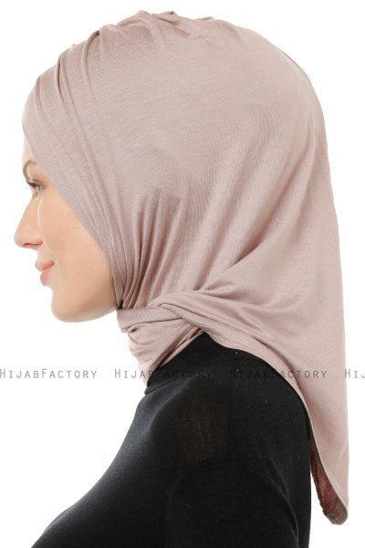 Isra Cross - Hijab One-Piece Viscosa Piedra Gris