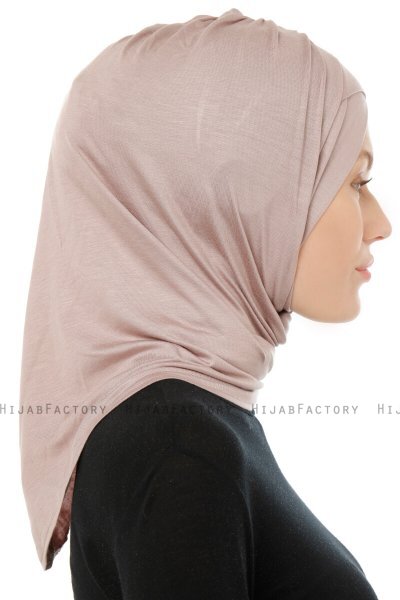 Isra Cross - Hijab One-Piece Viscosa Piedra Gris