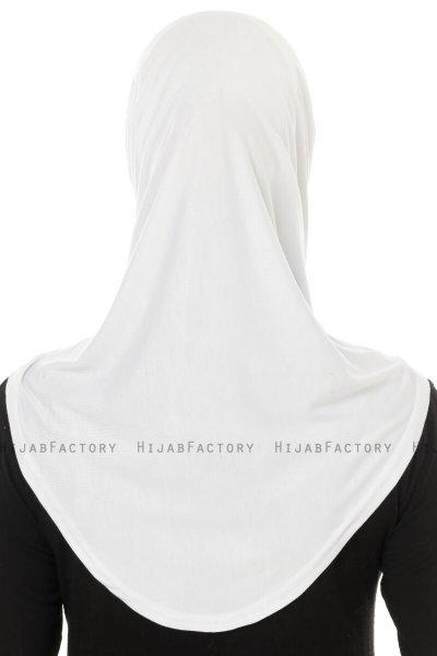Hanfendy Plain Logo - Hijab One-Piece Blanco