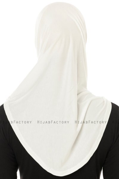 Hanfendy Plain Logo - Hijab One-Piece Crema