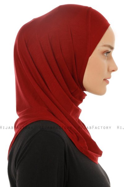 Hanfendy Plain Logo - Hijab One-Piece Burdeos