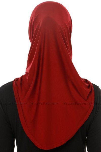 Hanfendy Plain Logo - Hijab One-Piece Burdeos