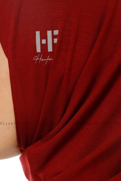 Hanfendy Plain Logo - Hijab One-Piece Burdeos